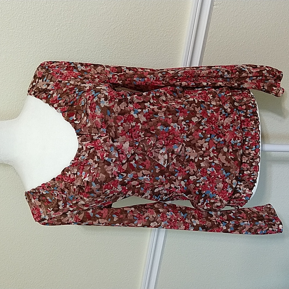 Charter Club Stretchy Floral Blouse